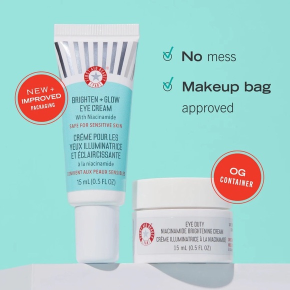 First Aid Beauty Brighten + Glow Eye Cream .5oz - Picture 8 of 8